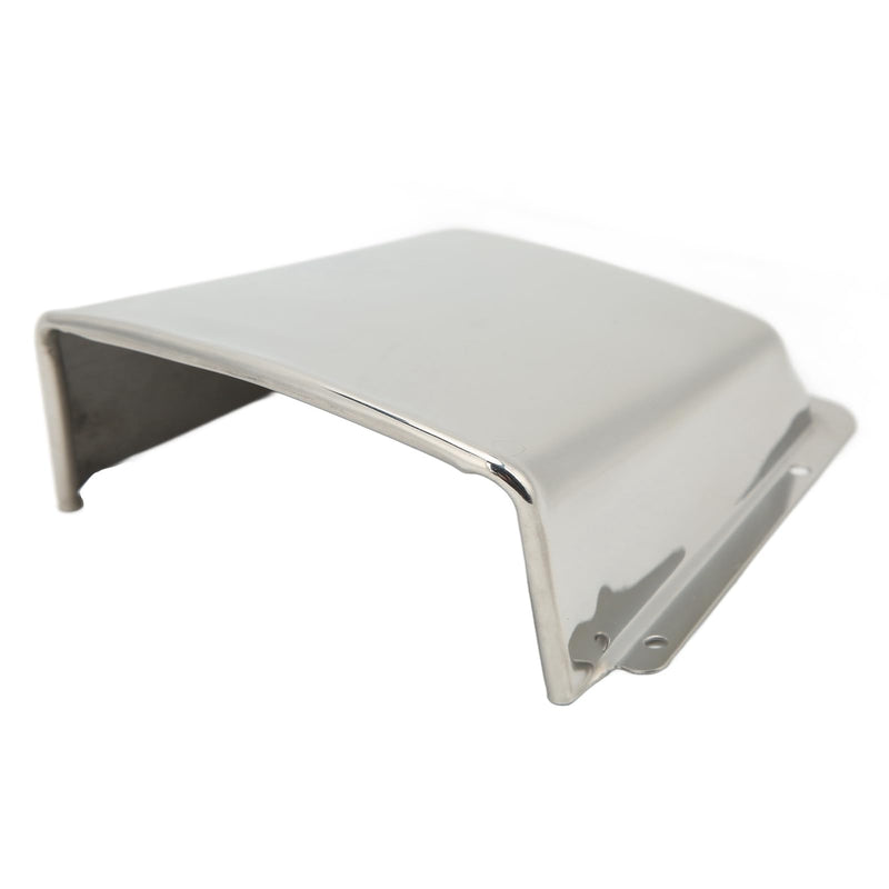Astibym Boat Cowl Vent , Weatherproof High Strength Glossy 304 Stainless Steel Boats Cowl Ventilator with Nylon Base for Yachts Ships