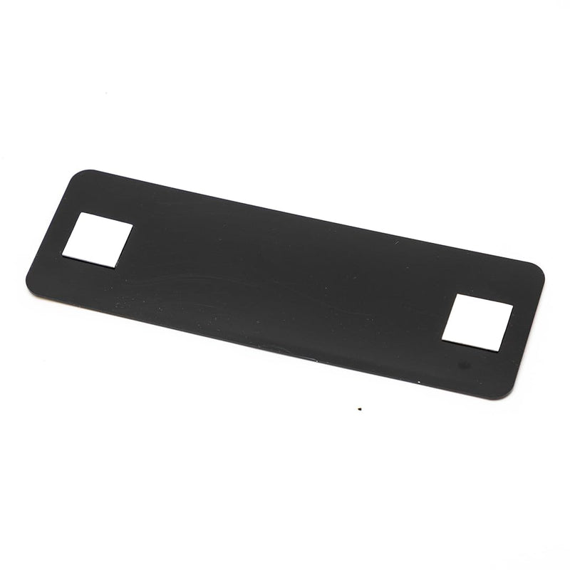 All Quality Standard Exit Wall or Door Sign | Durable Plastic and Easy Installation | Double-Sided Foam Adhesive Tape - Black - Small (1 Pack) 2 x 6" - Small (1 Pack)
