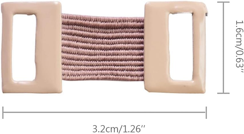 10 Pcs White/Coffee Bandage Wrap Stretch Metal Clips Fixation Clamps Hooks Kit for Sport Replacement Elastic Bandage Wrap Clips Bandaging Supplies