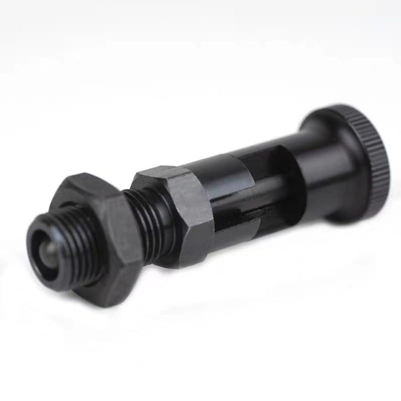 Push Fit Ball Nose Spring Plunger, Carbon Steel Self Locking Indexing Plunger Spring Knob Plunger Positioning Pins Lock Pin Bolt Self Locking Indexing Pin with Lock Nut (M10) M10 - NewNest Australia