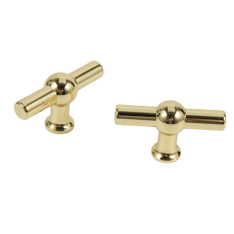 10 Pack Gold Cabinet knobs,Gold T Shape Pull,Brass Cabinet pulls,Heavy Duty Drawer pulls,T Shape pulls (Modern, Gold, T Shape pulls) Modern