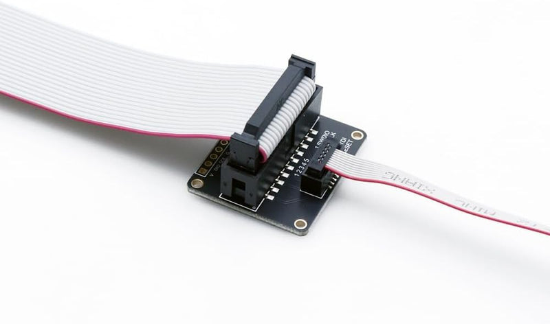 JTAG (2x10 2.54mm) to SWD (2x5 1.27mm) Adapter Board Breakout Board Jtag Debug Board with IDC Ribbon Connector Flat Ribbon Cable Female to Female Length 200mm/7.87in JTAG (2x10 2.54mm) to SWD (2x5 1.27mm)