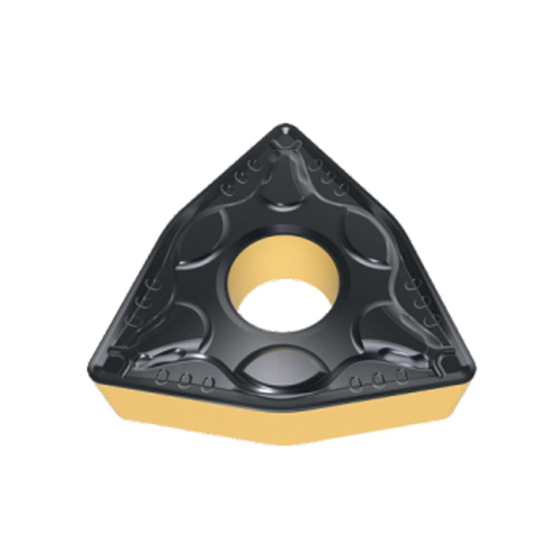 CNC Carbide Turning Inserts for Metal Cutting WNMG332/WNMG060408-PM, The Chip Breaker"PM" fit for Semi-Finishing Steel Cutting, 10 PCS.