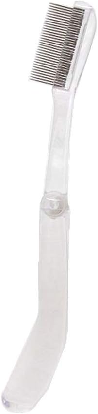 FMK-700(C) Standard Metal 32-PIN Mascara Comb (Bi-Fold Type) (Clear) - NewNest Australia