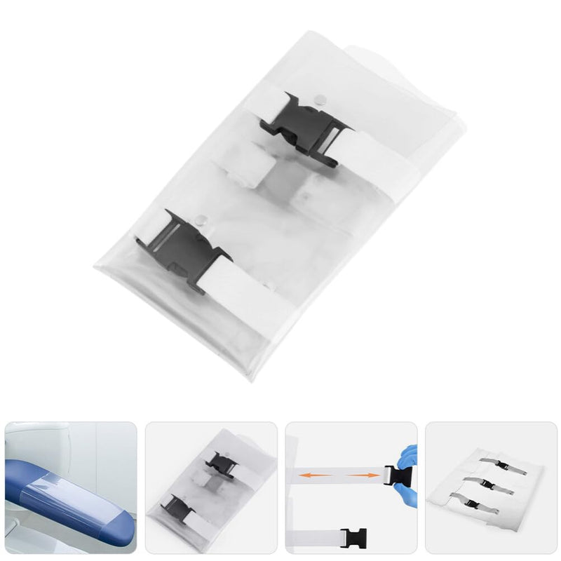 Chair Foot Cover Pad, 3pcs Plastic Washable Clinic Unit Chair Toe Cover Sleeve Mat Dentist Clinic Unit Anti-Dropping