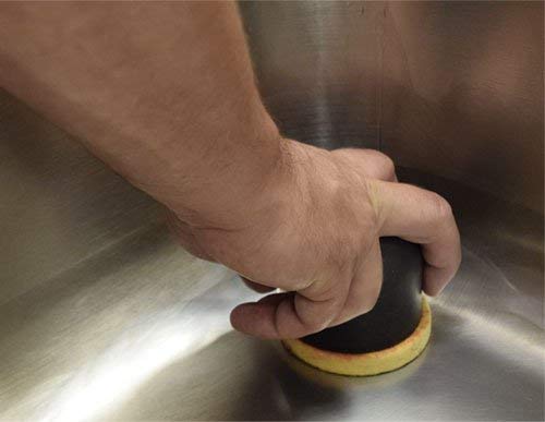 Kit for Polishing and Repairing Stainless Steel Sinks, with Diamond Buffing Compounds, Reduce The Appearance of Ugly Scratches and Polish Sink for Factory Fresh Look in No Time