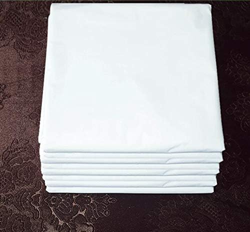 Waterproof Sheets, Disposable Width 31.5 x Length 70.9 inches (80 cm) x Length 70.9 inches (180 cm), Bed Sheet, Dispo Sheets, 20 Sheets Included, For Beauty Salon Massage (White) - NewNest Australia