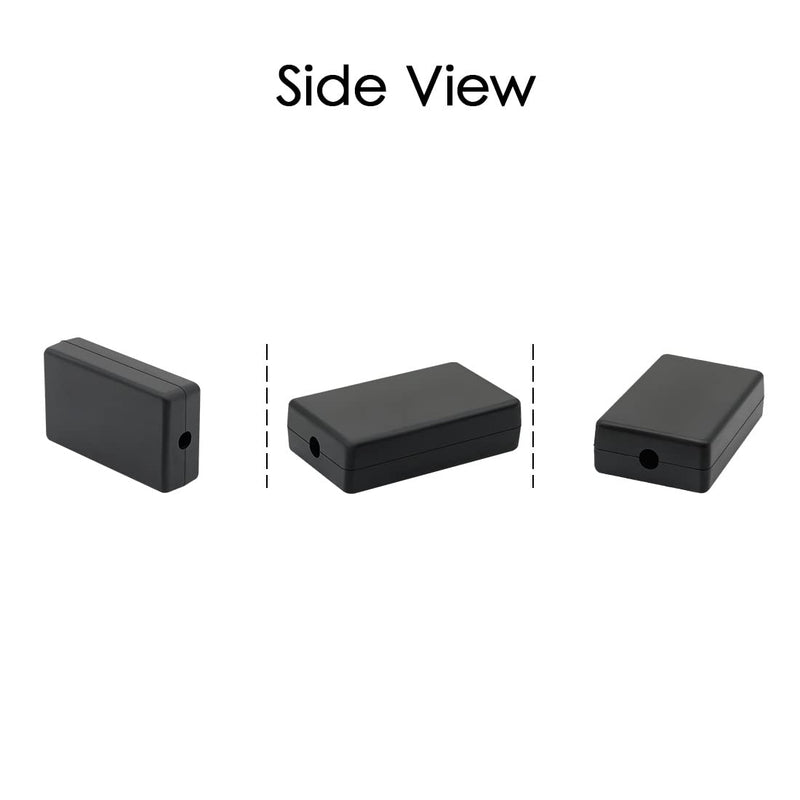 LeMotech 5Pcs ABS Plastic Electrical Project Case Power Junction Box, Project Box Black 2.4 x 1.4 x 0.7 inch (60 x 36 x 17 mm) 2.4" x 1.4" x 0.7"(5pc)