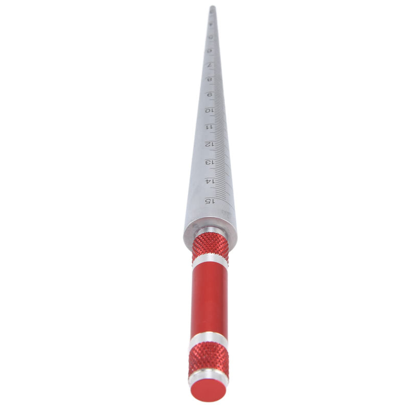 Feeler Gauge, Welding Gap Gauge & Taper Inspection Tool, 3-15mm Stainless Steel Conical Taper, High Precision, for Industrial Inner Diameter, Weld Measurement and Bore Gauging