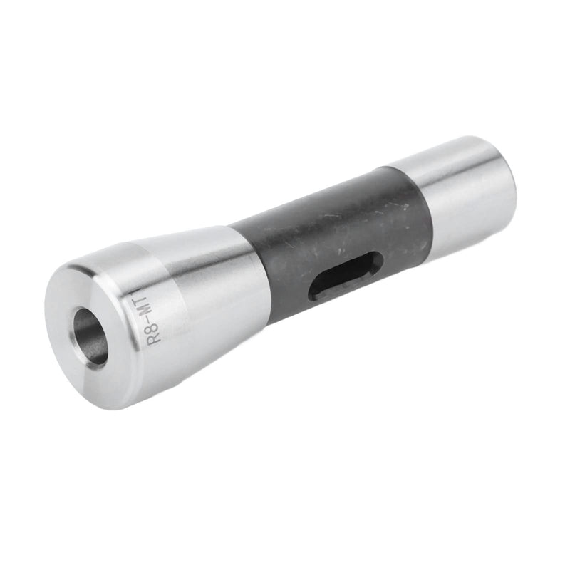 Morse Taper Drill Adapter, R8 to MT1 Morse Taper Drill Adapter, 4.49 Alloy Steel Milling Spindle Adapter for Lathes, Slotting Cutter Arbors