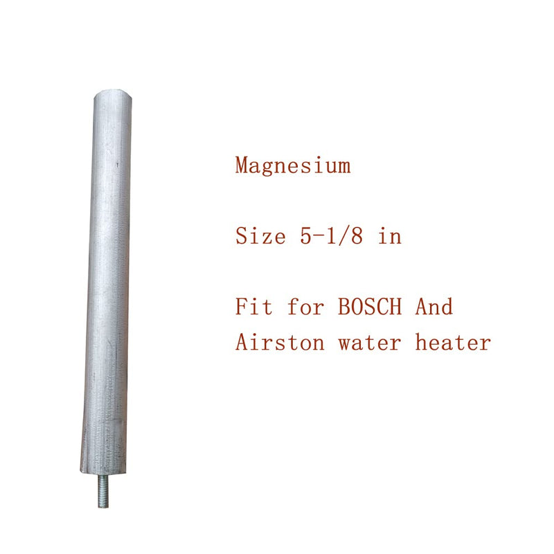 2PACK Anode Rod for RV Water Heater, Apply to Airston and Bosch 3000T ES2.4 ES4 Water heaters Anode rods Replacement Part 7738007315 - Size 5⅛ in - Magnesium with 1 Year Warranty boSCH-2pack