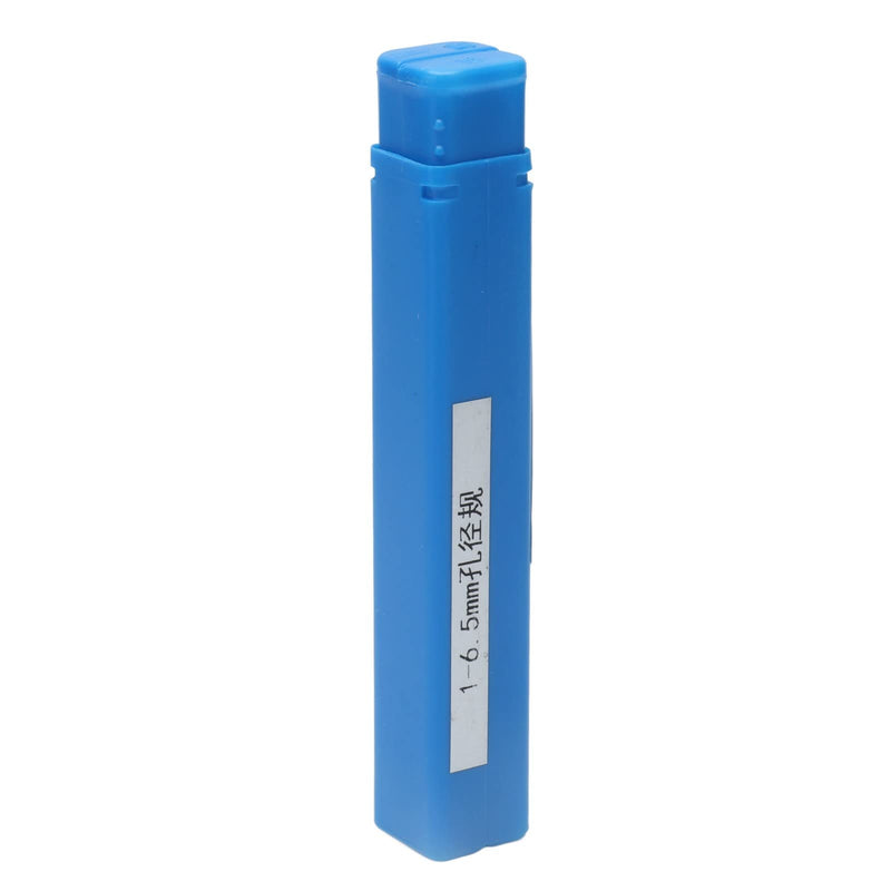 Aperture Tapered Hole Ruler Stainless Steel Inner Hole Diameter Measuring Tool 1‑6.5mm