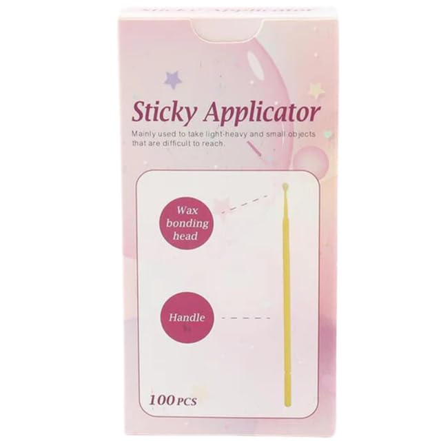 Laser Glow Tooth Gem Wax Brush Applicator - Precision Tool for Accurate Placement, Secure Grip, & Easy Handling - Ideal for Professionals