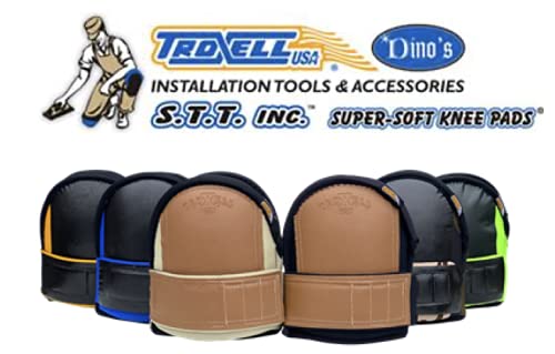 TROXELL USA SuperSoft Leatherhead Kneepads - (Large Size / Bagged in Pairs)