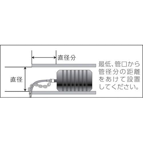 Cherne 270040 Rubber Test Ball Pipe Plug, 4" , Black