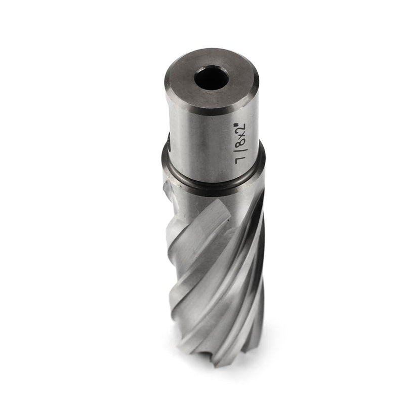 OSCARBIDE 7/8" x 2" HSS Annular Cutter 3/4" Weldon Shank Mag Drill Bit | 2 Flat | 7/8"Cutting Diameter | 2"Cutting Depth | Burr-Free Holes | Rapid Chip Removal | 10x Faster Than Twist Drills