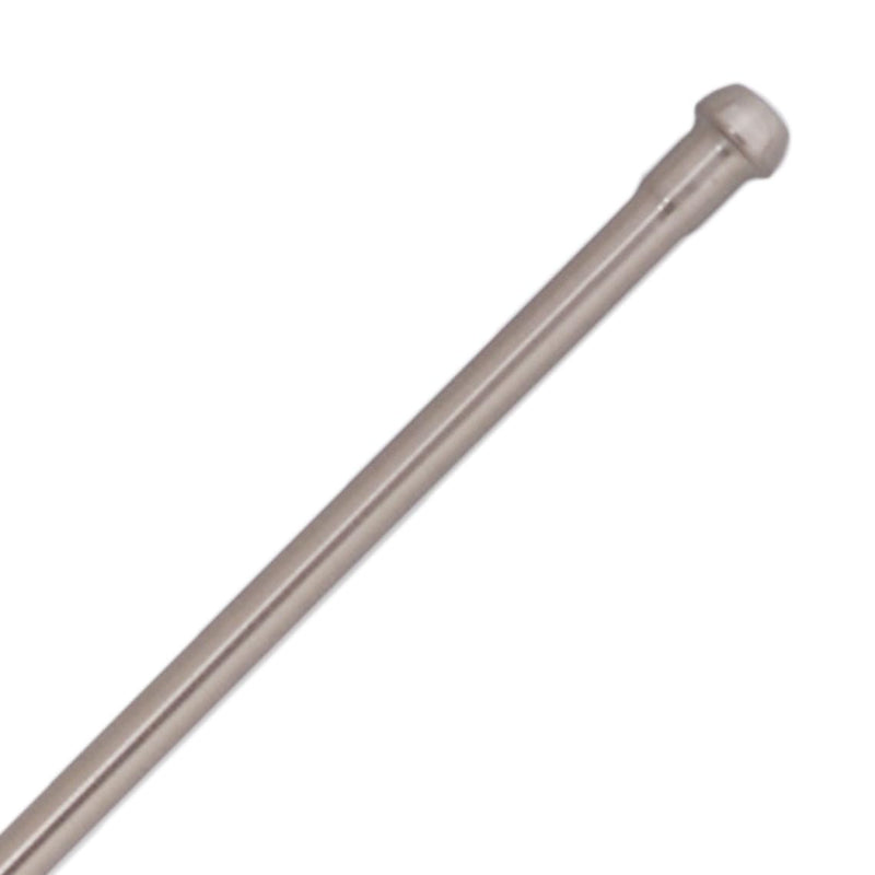 Westbrass D120-2-07 3/8" x 20" Brass Bullnose Faucet Riser Supply Line, Satin Nickel (2-Pack) 2 Pack