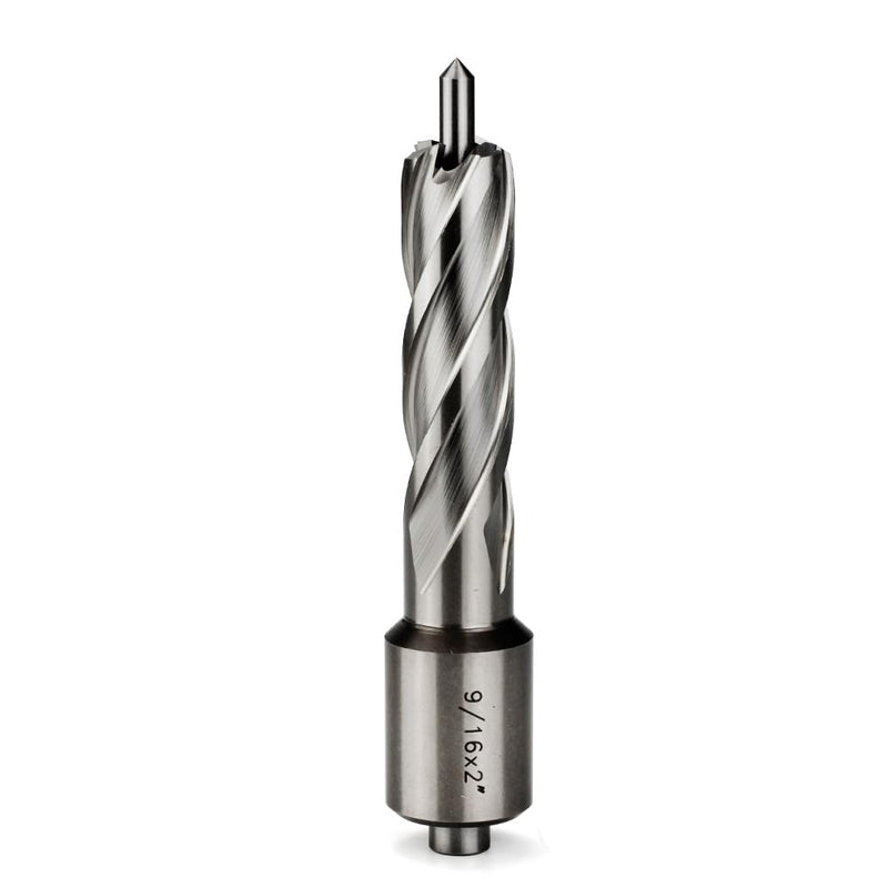 OSCARBIDE 9/16" x 2" HSS Annular Cutter 3/4" Weldon Shank Mag Drill Bit | 2 Flat | 9/16"Cutting Diameter | 2"Cutting Depth | Burr-Free Holes | Rapid Chip Removal | Precision Ground Edges