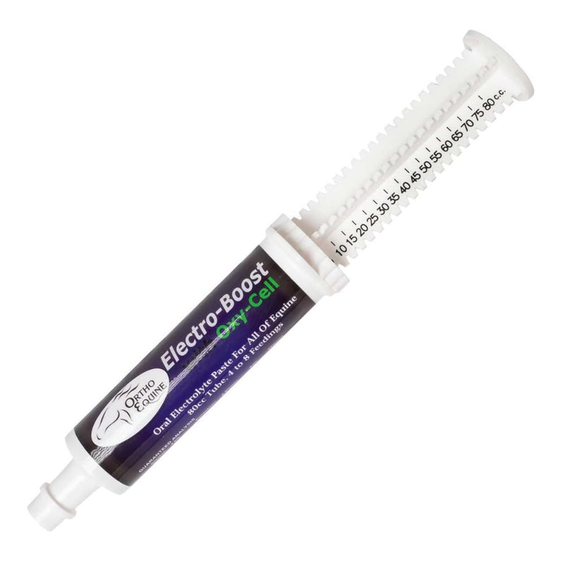 Electro-Boost 80ml Oral Electrolyte Paste with Oxy-Cell – Sugar-Free Energy & Hydration Support for Horses, Improves Stamina, Respiration & Performance