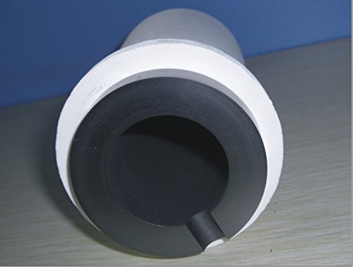 Induction Gold Melting Furnace Crucible set Graphite crucible ceramic container 2KG SET