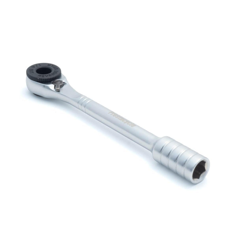Prestacycle Prestaratchet Micro, Heavy-Duty Mini Ratchet & 1/4 Bits for Bike Repair & Maintenance, 40Nm Small Ratchet & Screwdriver with 6 Hex Bit Set, with Round Bit Holder & Tool Stand Micro w/6 Bits
