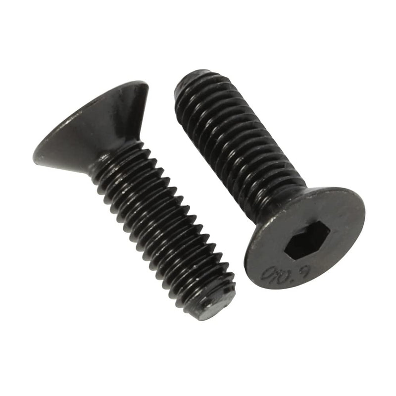 M5-0.8 x 16mm Flat Head Socket Cap Screws Countersunk Bolts, Alloy Steel Grade 10.9, DIN 7991, Allen Socket Drive, 100 PCS M5 x 16mm