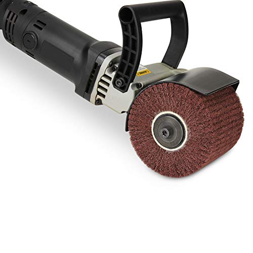 BHA Surface Conditioning Finishing Drum, 4.5" x 4" with 3/4" Quad Keyway (120 Grit) 120 Grit
