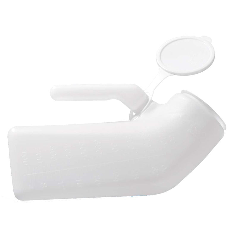 Carex Portable Urinal For Men - Male Urinal and Travel John - Plastic Urinal Opaque 1 Count (Pack of 1)