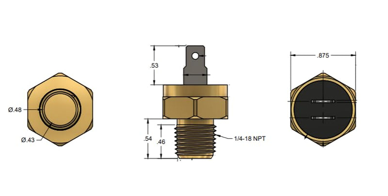 Replacement for Hayward Hi-Limit Switch HAXHLI1930 135-Degree Fahrenheit 12 Month Warranty & USA Support