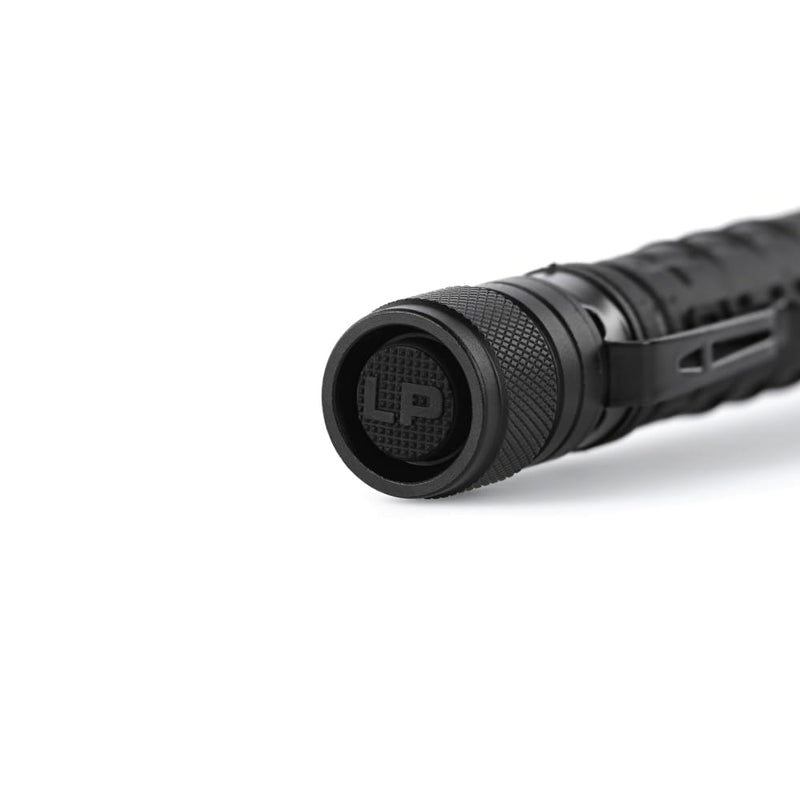 LUXPRO LP290V3 LED Flashlight - Bright 300 Lumens with 3 Light Modes - Aircraft-Grade Aluminum with IPX4 Waterproof Protection & Patented TackGrip - Camping, Outdoor, Home - Batteries Included 6 Pack Black