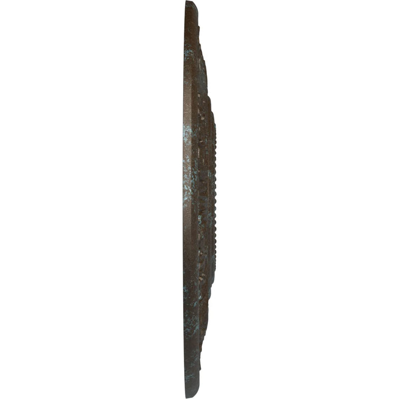 Ekena Millwork CM20VIBBS Vienna Ceiling Medallion, Bronze Blue Patina Bronze Blue Patina (Metallic Series)