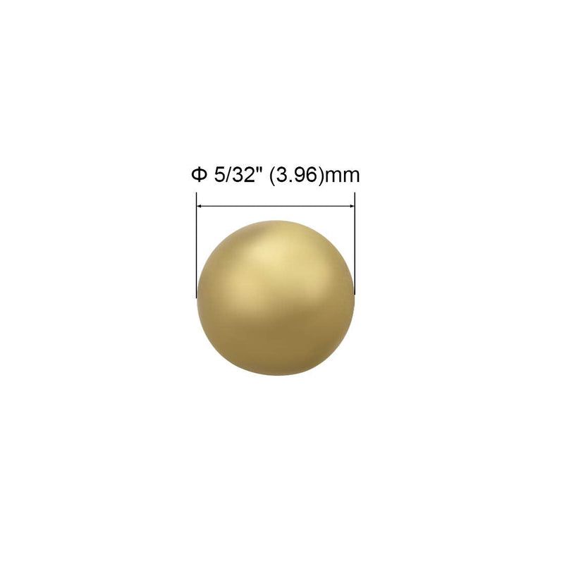 uxcell 5/32-inch Precision Solid Brass Bearing Balls 100pcs