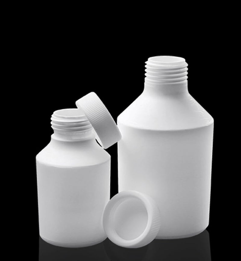 PTFE Reagent Storage Bottles, Lab Acid and Alkali Resistant, Large/Small Diameter Bottleneck, Acid And Alkali Resistant PTFE Bottles (Large Diameter Bottleneck, 200, Milliliters) Large Diameter Bottleneck 200 milliliters