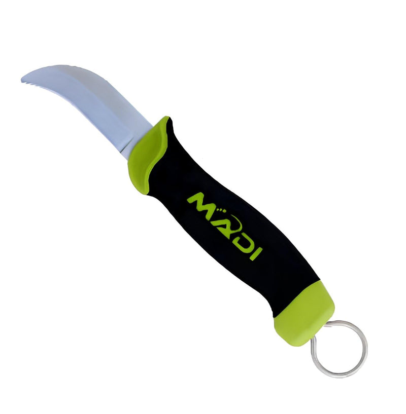 MADI Fixed Blade Skinning Knife – Blunted Utility Blade for Linemen, Electrical & Utility Work - FBSK-3B