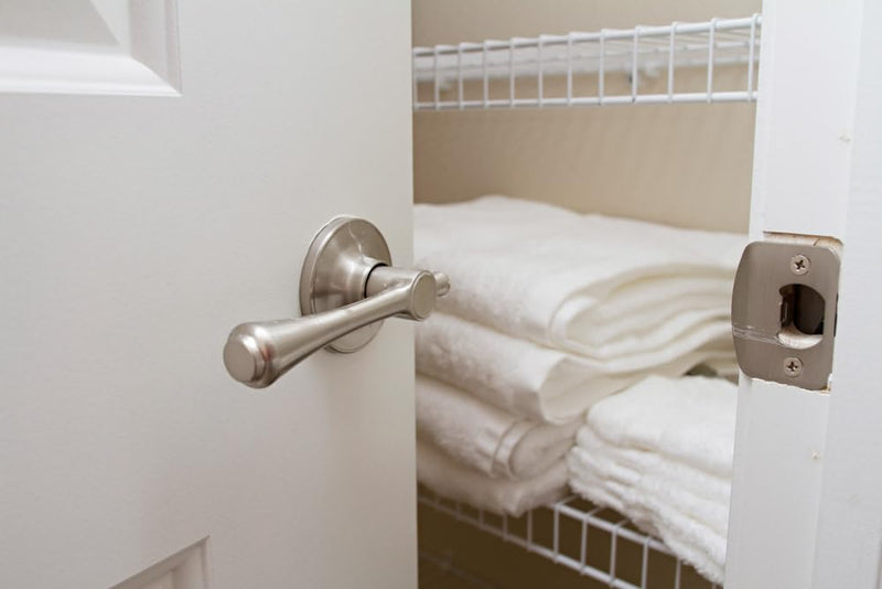Design House 755413 Ironwood Passage Hall and Closet Door Lever Satin Nickel