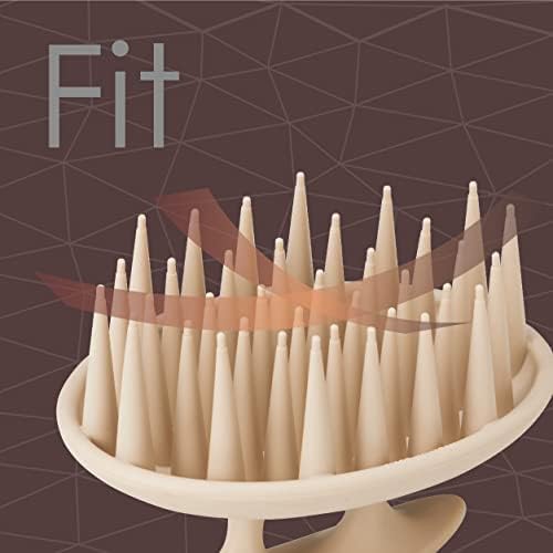Bess Industries BEA-1201 Scalp Butte Scalp Massage Brush Shampoo Brush Scalp Brush (Hard Type) Made in Japan - NewNest Australia