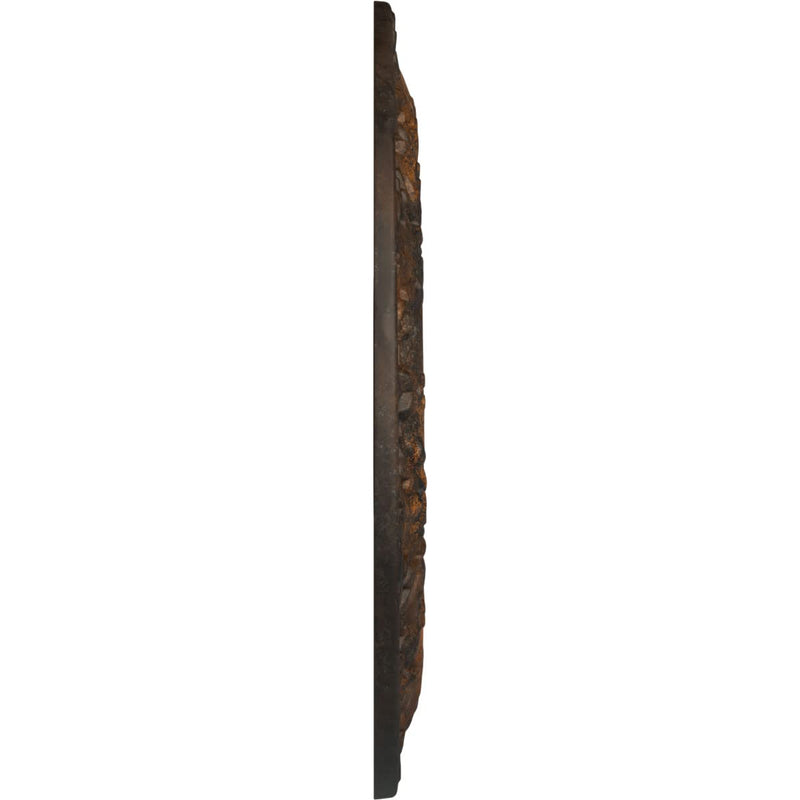 Ekena Millwork CM20BXRUS Biddix Ceiling Medallion, Rust Rust (Metallic Series)