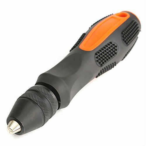 Mini Hand Drill, Black Orange, 0.5-8mm