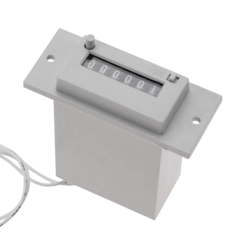 CSK6-YKW 6 Electronic Counter Pulse Counter,Pulse Counter Module 24vac Impulse Counter Digit Electromagnetic Pulse Counter 110VAC220VDC24V (DC24V)