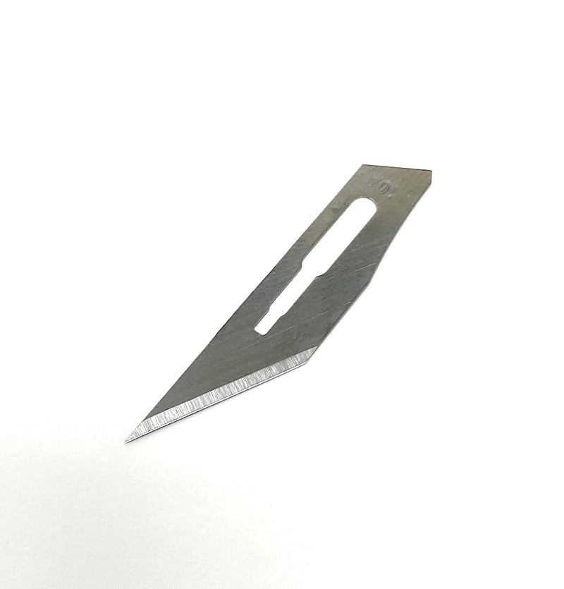 Disposable Surgical Scalpel Blades Sterile High Grade Carbon Steel 2.1% 10xx Individually Foil Wrapped by P&P MEDICAL SURGICAL Size 10A Box of 100