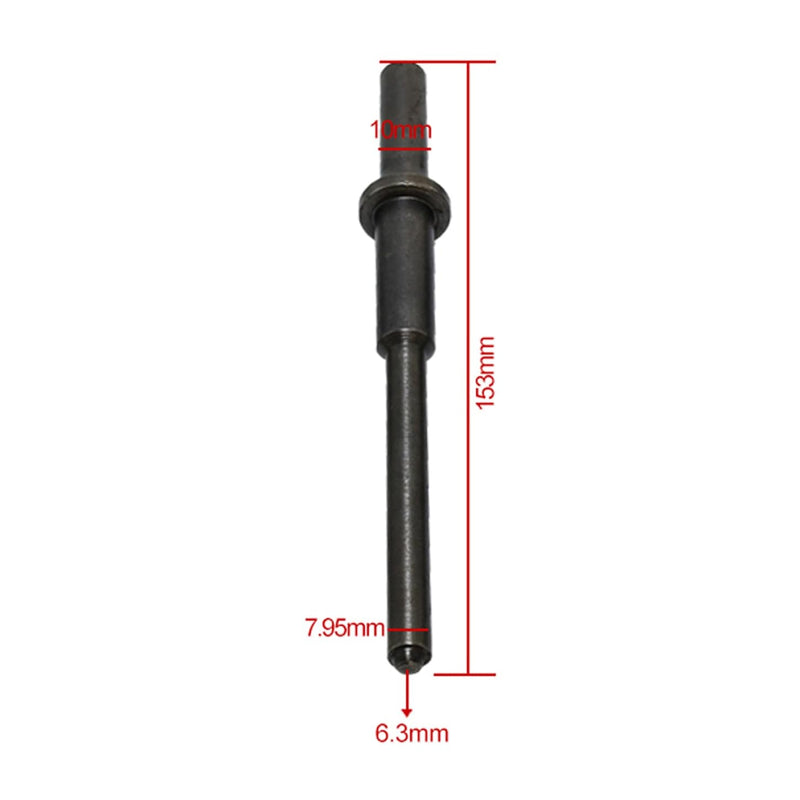 Pneumatic Roll Pin Punch Set 3/16" to 1/2" Pneumatic Pilot Punch .401" | Air Hammer Pilot Punch 153mm Bolts Long Pins For Removing Roll Pins Hollow Tension Pins