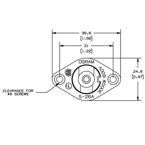 Osram Sylvania S26A AWG16 SF2 (URC) R7s/RX7s 18in Lead Lengh