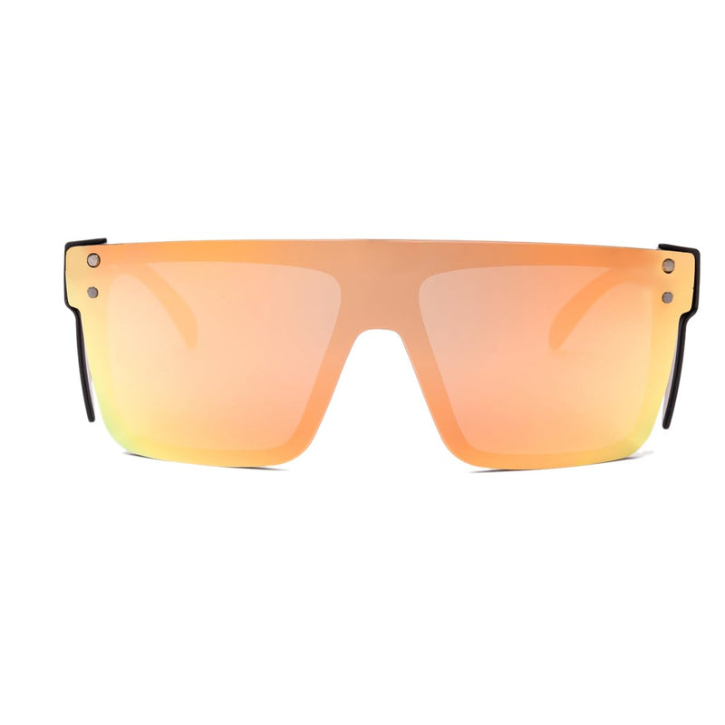 UV400 Polarized Safety Sunglasses – ANSI Z87.1 Certified, Anti-Glare, Shatterproof, UV Protection Sunset Mirror