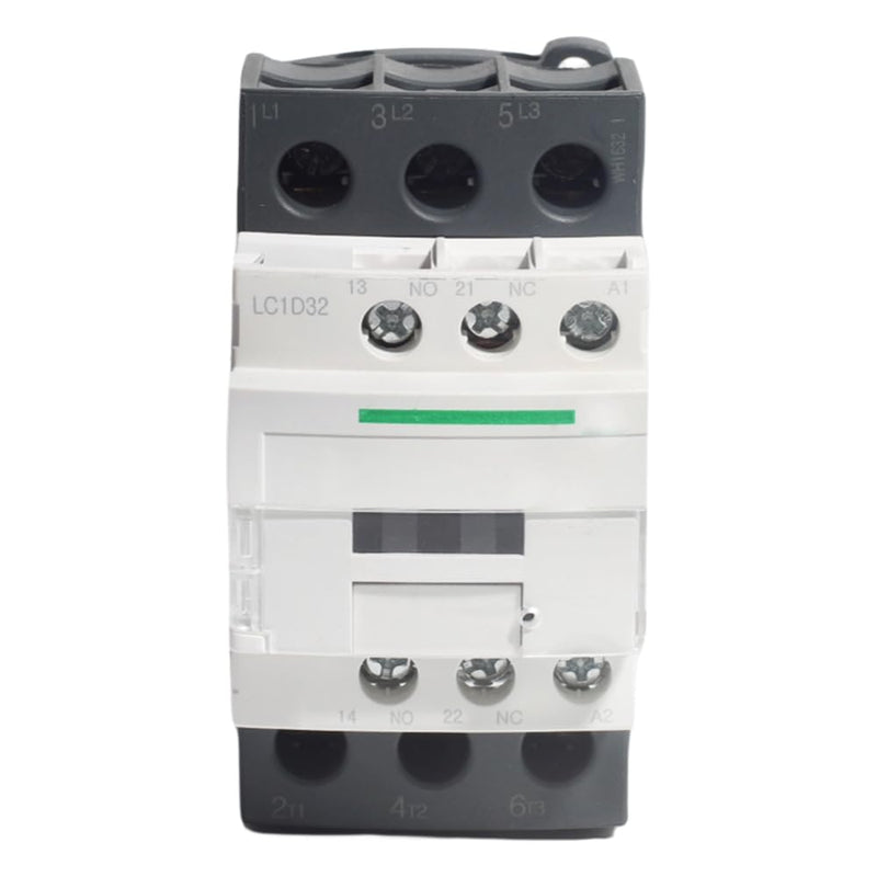 AC Contactor 3 Pole 30A Motor Contactor 110 120V Coil Normally Open1NO1NC 50-60HZ DIN Rail Mount Contactor Switch