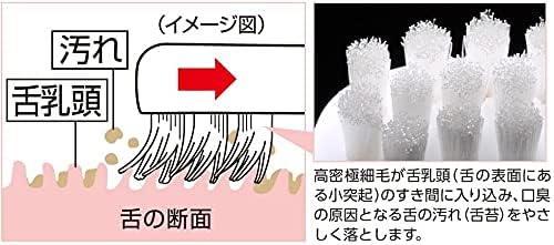[Sold as a Set] Ebis Tongue Cleaner Rubber Grip (1 piece) x 3 piece set, Tongue Brush - NewNest Australia