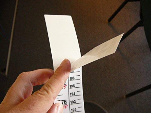Height Rule – Fractional/Metric – 80 Inch/203 Centimeter Long – White