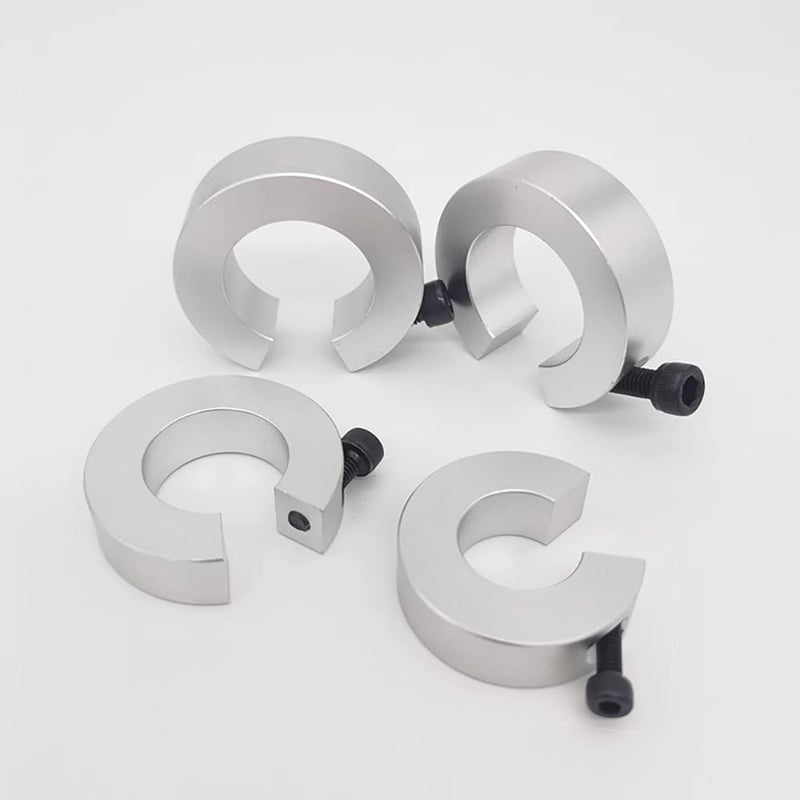 8PCS SBR16 16mm Linear Rail Stop Collars Aluminum Alloy Shaft Limit Fixing Rings CNC Parts Tool Linear Rail Shaft Stop Collars For SBR16 8