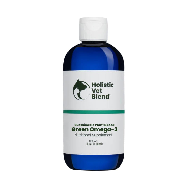 Holistic Vet Blend Green Omega-3 Oil for Pet Owners, Pure Marine Algae Supports Skin, Coat, Joint Health, Immune System, Heart, Kidney Function