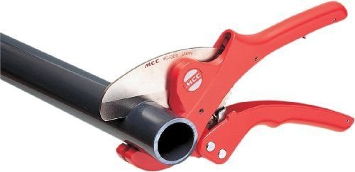 MCC Tools - Ratcheting PVC CPVC Pipe Cutter - 3/4" (up to 1'') Quick Release - High Quality (Plumbing, Irrigation & Automotive)