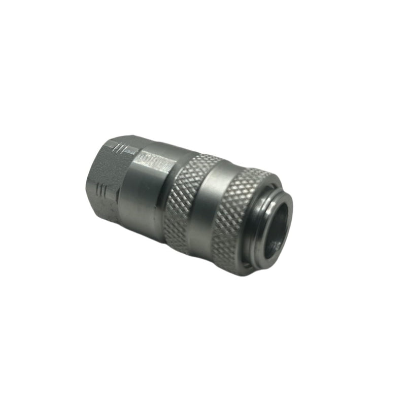 PD222 Series PD Steel Test Port and Diagnostic Equipment Quick Coupler with Female Pipe Thread, 1/8" Body Size, 1/8"-27 NPTF Thread Size, 1.8" Length LX-PD222 Coupler